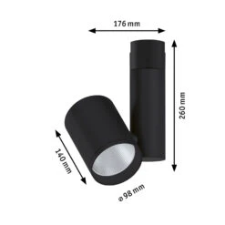 Paulmann Zeuz URail Spot 4.000K 15° Schwarz Matt 19 Paulmann Zeuz URail Spot 4.000K 15° Schwarz Matt -Philips Store 7602676 8