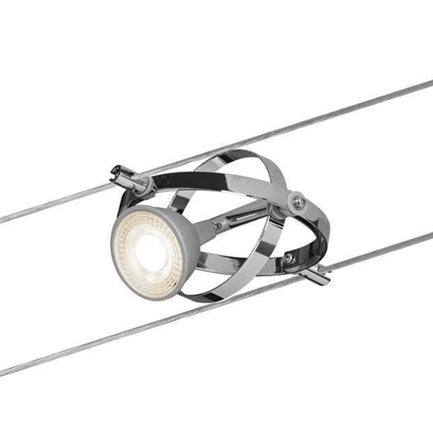 Paulmann Cardan Seilsystem 4fl. Chrom Matt/chrom 6 Paulmann Cardan Seilsystem 4fl. Chrom Matt/chrom – Bild 4