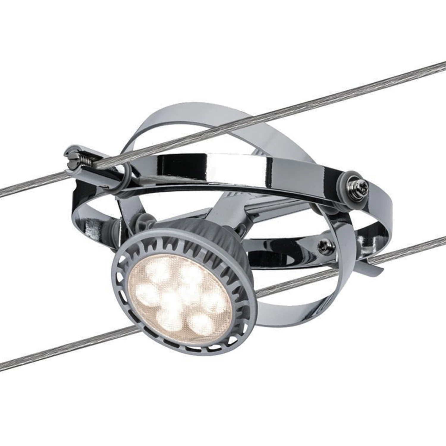 Paulmann Cardan Seilsystem 4fl. Chrom Matt/chrom 8 Paulmann Cardan Seilsystem 4fl. Chrom Matt/chrom – Bild 6