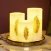 Pauleen Golden Feather Candle LED-Kerze 3er Set 1 Pauleen Golden Feather Candle LED-Kerze 3er Set -Philips Store 7602960