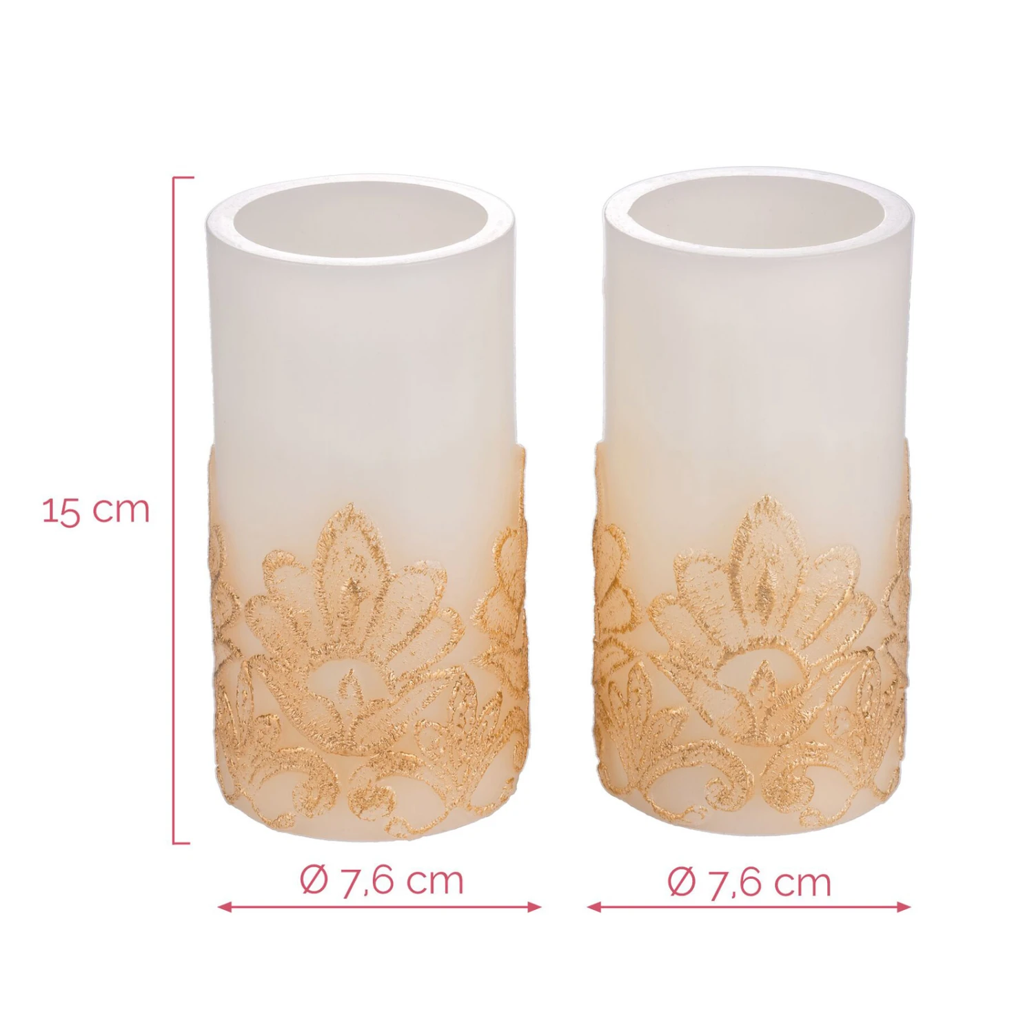 Pauleen Cosy Charm Candle LED-Kerze 2er Set, Wachs 8 Pauleen Cosy Charm Candle LED-Kerze 2er Set, Wachs – Bild 6