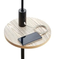 Lindby Zinia Stehlampe Mit Ablage Und USB, Schwarz 15 Lindby Zinia Stehlampe Mit Ablage Und USB, Schwarz -Philips Store 8032316 4