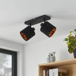 Lindby Darima Deckenstrahler, Zweiflammig, Schwarz -Philips Store 8032609 1