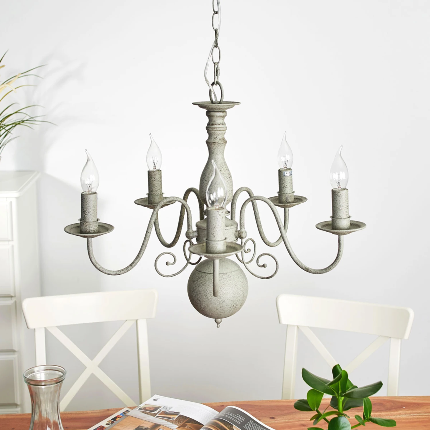 Kronleuchter Greythorne - 5-flg. 4 Kronleuchter Greythorne - 5-flg. – Bild 2
