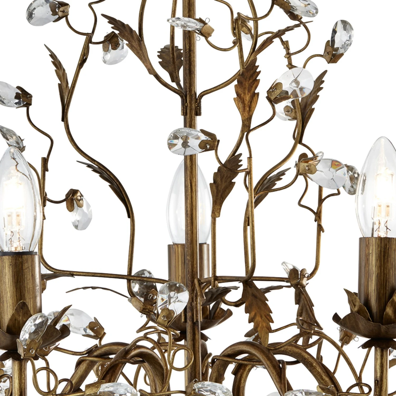 Kronleuchter Almandite 5fl. Braun 6 Kronleuchter Almandite 5fl. Braun – Bild 4