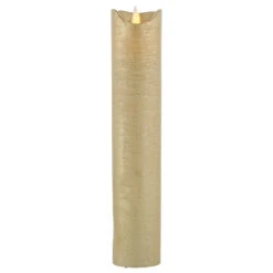 LED-Kerze Sara Exclusive, Gold, Ø 5cm, Höhe 25cm -Philips Store 8577282 1