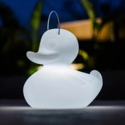 LED-Designleuchte DUCK-DUCK XL Für Außen In Weiß