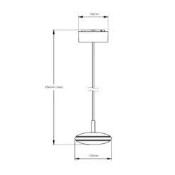 Shade ØS1 Pendel Messing, Weiß, Seil Weiß PVC -Philips Store 8604001 3