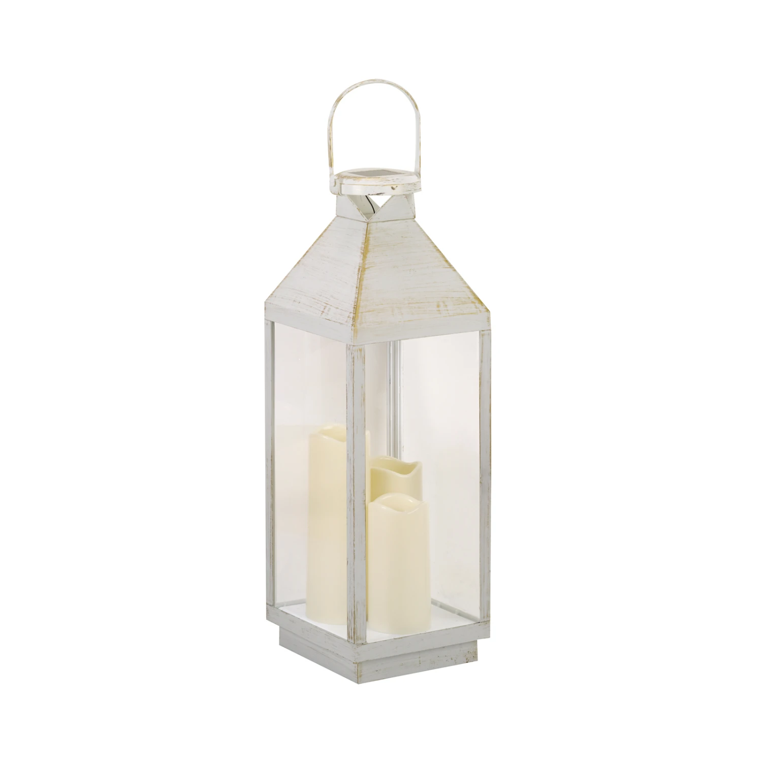 LED-Solarlaterne Riga Mit Flammeneffekt 3 LED-Solarlaterne Riga Mit Flammeneffekt