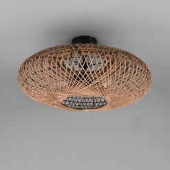 Deckenleuchte Hedda Aus Sisal Und Metall -Philips Store 9011175 1