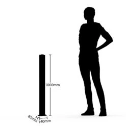 Lucande Virgalia LED-Wegeleuchte, 100 Cm, Sensor -Philips Store 9619222 5