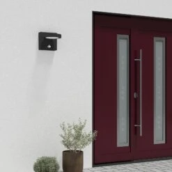 Lucande Belna LED-Außenwandlampe, Grafit, Sensor -Philips Store 9619254 3