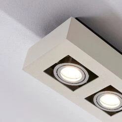 3-flammige Deckenlampe Vince In Weiß -Philips Store 9620458 4