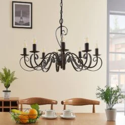 Lucande Caleb - Kronleuchter Im Landhausstil, 8-fl. -Philips Store 9620534 2