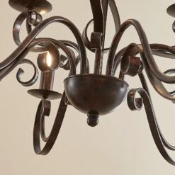 Landhaus-Kronleuchter Caleb, 9-flammig -Philips Store 9620631 5