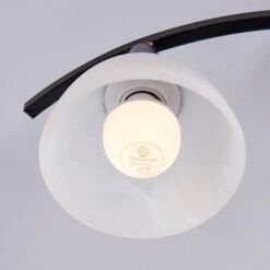 Dreiflammige Deckenlampe Della, Schwarz-gold -Philips Store 9620970 4