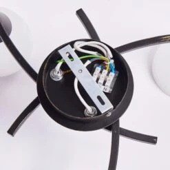 Dreiflammige Deckenlampe Della, Schwarz-gold -Philips Store 9620970 7