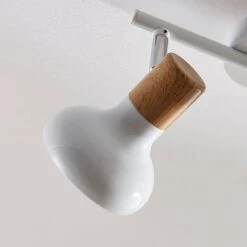 2-flammiger Deckenstrahler Fridolin, Weißes Metall -Philips Store 9624051 5