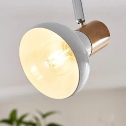 2-flammiger Deckenstrahler Fridolin, Weißes Metall -Philips Store 9624051 6