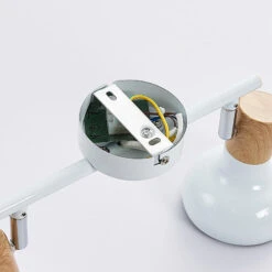 2-flammiger Deckenstrahler Fridolin, Weißes Metall -Philips Store 9624051 7