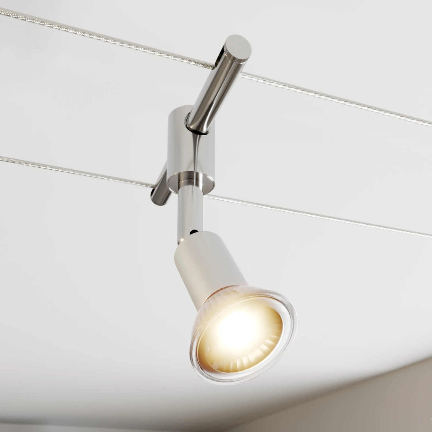 Seilsystem Rope Mit Strahlern, Fünfflammig 7 Seilsystem Rope Mit Strahlern, Fünfflammig – Bild 5