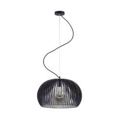 Pendellampe Jusra Aus Schwarzem Metall, 1-fl. -Philips Store 9624144 3