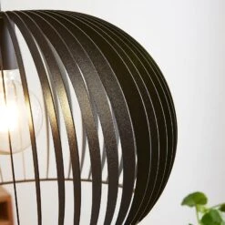 Pendellampe Jusra Aus Schwarzem Metall, 1-fl. -Philips Store 9624144 6