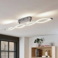 Lucande LED-Deckenlampe Roan, Wellenförmig 12 Lucande LED-Deckenlampe Roan, Wellenförmig -Philips Store 9624373 1