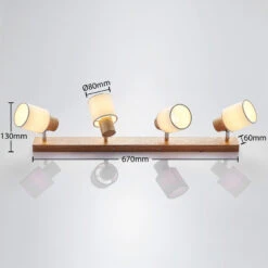 Lindby Wanessa Deckenstrahler, Vierflammig -Philips Store 9624711 3