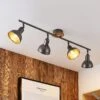 Lindby Nesrin Deckenlampe Mit Holzscheibe, 4-fl. -Philips Store 9626560