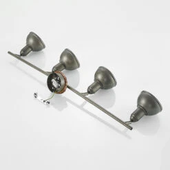 Lindby Nesrin Deckenlampe Mit Holzscheibe, 4-fl. 19 Lindby Nesrin Deckenlampe Mit Holzscheibe, 4-fl. -Philips Store 9626560 8