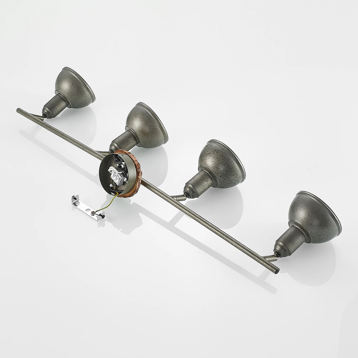 Lindby Nesrin Deckenlampe Mit Holzscheibe, 4-fl. 11 Lindby Nesrin Deckenlampe Mit Holzscheibe, 4-fl. – Bild 9