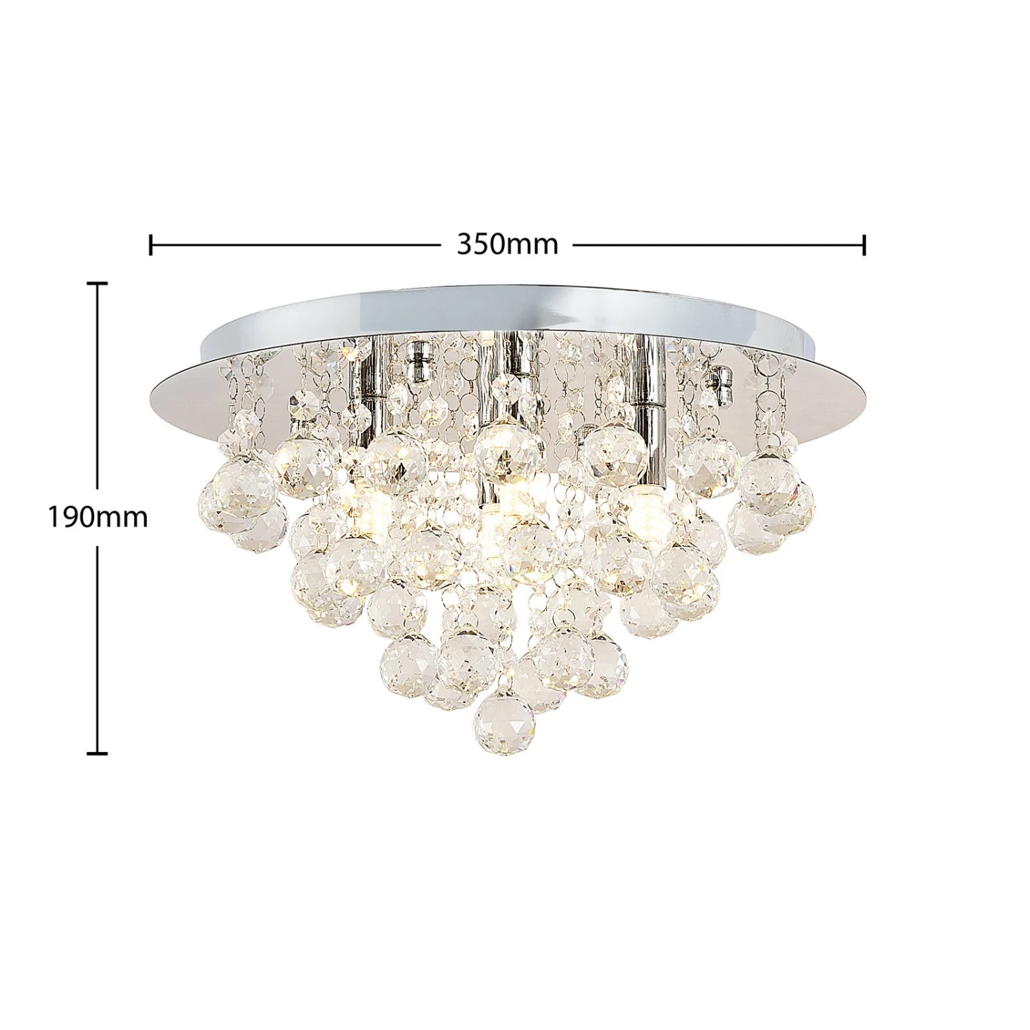 Lindby Antonino Deckenleuchte, Vierflammig 9 Lindby Antonino Deckenleuchte, Vierflammig – Bild 7