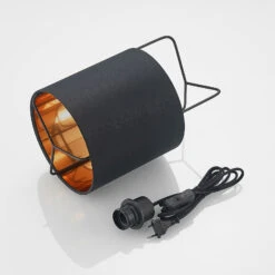 Lindby Kesta Tischleuchte, Schwarz-gold, 32 Cm -Philips Store 9627130 7