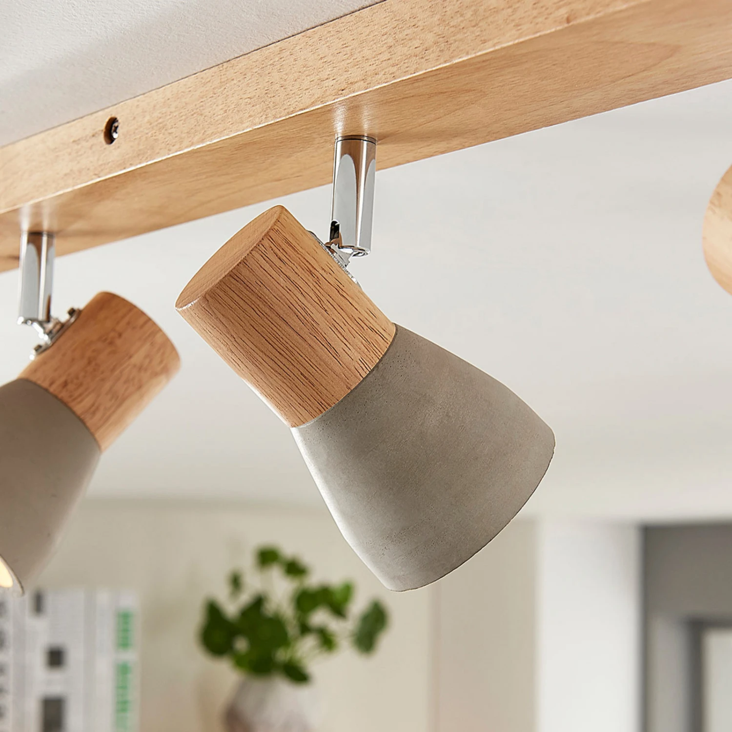 ELC Eletta Deckenstrahler, Beton, Vierflammig 9 ELC Eletta Deckenstrahler, Beton, Vierflammig – Bild 7