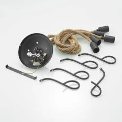 Lucande Ropina Deckenleuchte, Fünfflammig -Philips Store 9639430 3