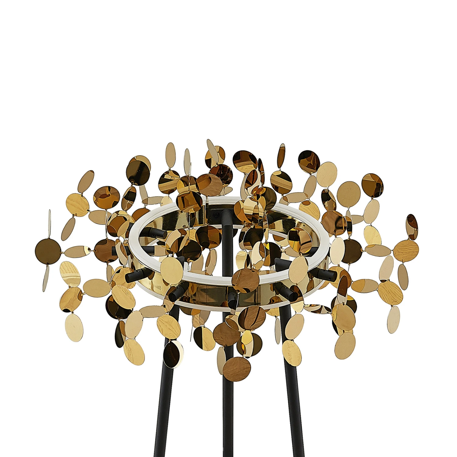 Lucande Glimmo LED-Tischleuchte, Schwarz, Messing 7 Lucande Glimmo LED-Tischleuchte, Schwarz, Messing – Bild 5