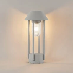 Lucande Olinum Sockelleuchte, Silbergrau 13 Lucande Olinum Sockelleuchte, Silbergrau -Philips Store 9647102 2