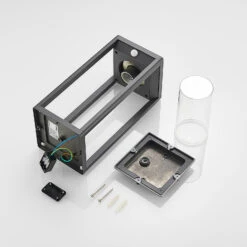 Lindby Abilum Sockelleuchte, Dunkelgrau, 35 Cm -Philips Store 9647115 8