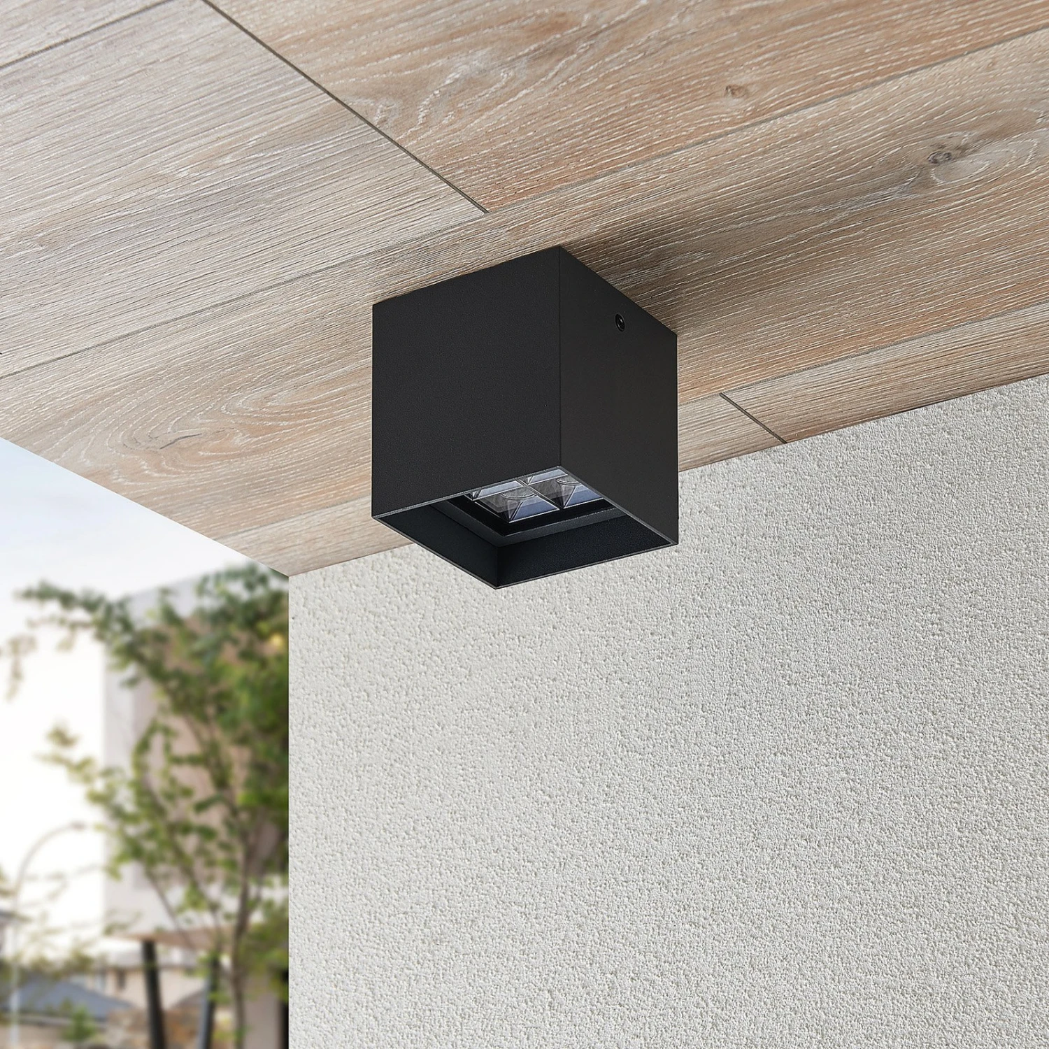 Lindby Eveta LED-Deckenleuchte Für Außen, Eckig 5 Lindby Eveta LED-Deckenleuchte Für Außen, Eckig – Bild 3