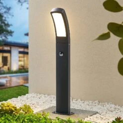 Lindby Moshe LED-Sockelleuchte Mit Sensor