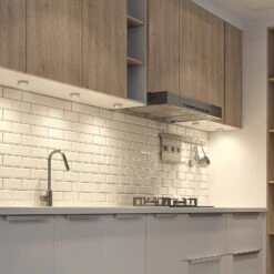 Arcchio Vilam LED-Unterbaulampen 5er-Set Nickel