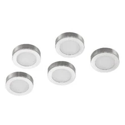 Arcchio Vilam LED-Unterbaulampen 5er-Set Nickel -Philips Store 9934105 3