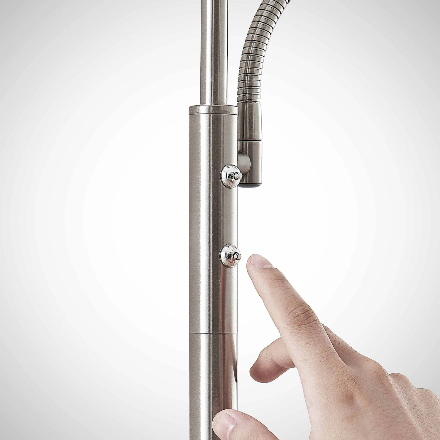 Lindby Sumani LED-Stehleuchte, Rund, Nickel 10 Lindby Sumani LED-Stehleuchte, Rund, Nickel – Bild 8