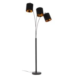 Lindby Nanika Stehleuchte, Schwarz/gold -Philips Store 9945502 3
