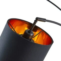 Lindby Nanika Stehleuchte, Schwarz/gold -Philips Store 9945502 9