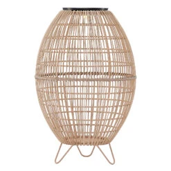 Lindby Josina LED-Solar-Laterne, Rattanoptik 13 Lindby Josina LED-Solar-Laterne, Rattanoptik -Philips Store 9945548 2