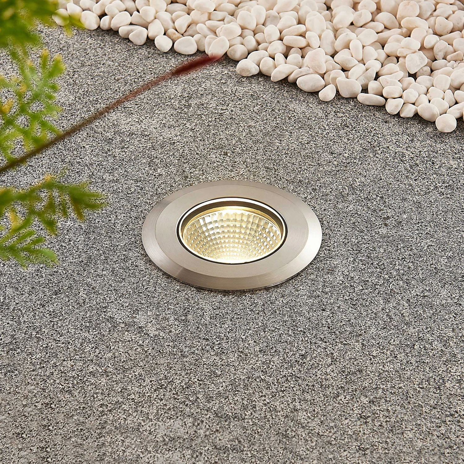 Lucande LED-Edelstahl-Bodeneinbauleuchte Sulea IP67 Rund 4 Lucande LED-Edelstahl-Bodeneinbauleuchte Sulea IP67 Rund – Bild 2