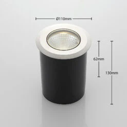 Lucande LED-Edelstahl-Bodeneinbauleuchte Sulea IP67 Rund 14 Lucande LED-Edelstahl-Bodeneinbauleuchte Sulea IP67 Rund -Philips Store 9969097 3