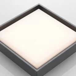 Lucande LED-Außendeckenleuchte Birta, Eckig, 27 Cm -Philips Store 9969131 5